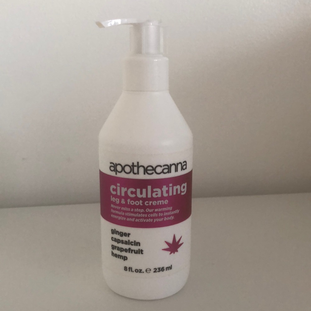 NEW: Apothecanna Circulating Leg & Foot Creme • The Real Deal• Full Size Bottle